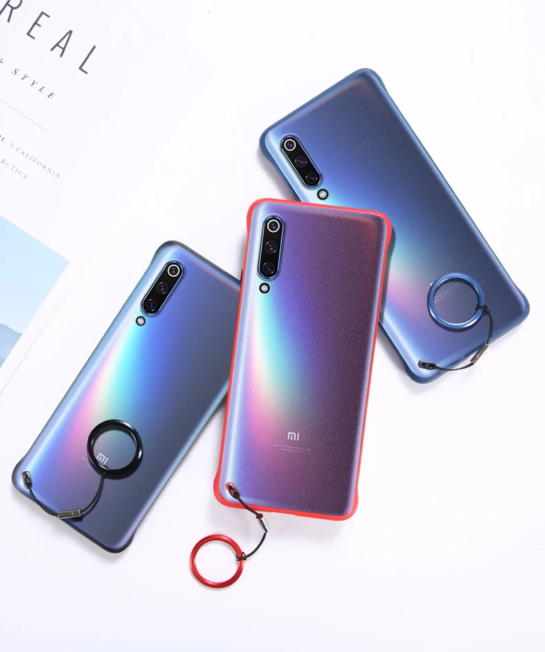 Чехол для Xiaomi Mi 9 SE CC9 CC9E A3 Lite 9T Pro Redmi Note 8 8T K20 Матовый Акриловый чехол без оправы с