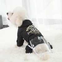 dog raincoat pet waterproof reflective for rainy day jacket small large dogs rain coat fashion outdoor breathable puppy clothes