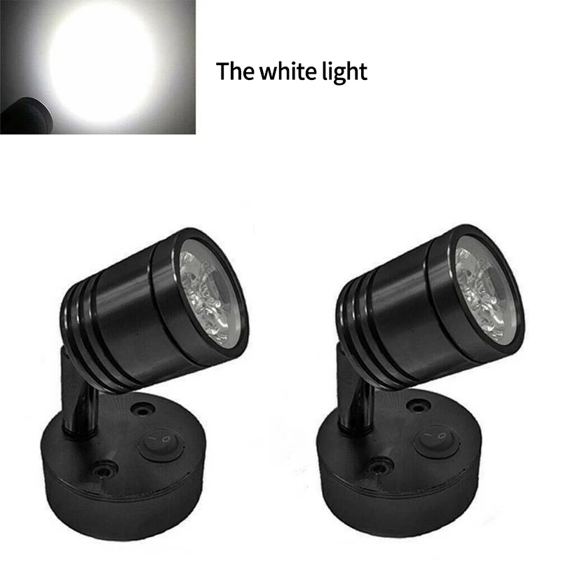 AOZBZ энергосберегающий светильник 12 В 3 Вт RV светодиодный для чтения прикроватный