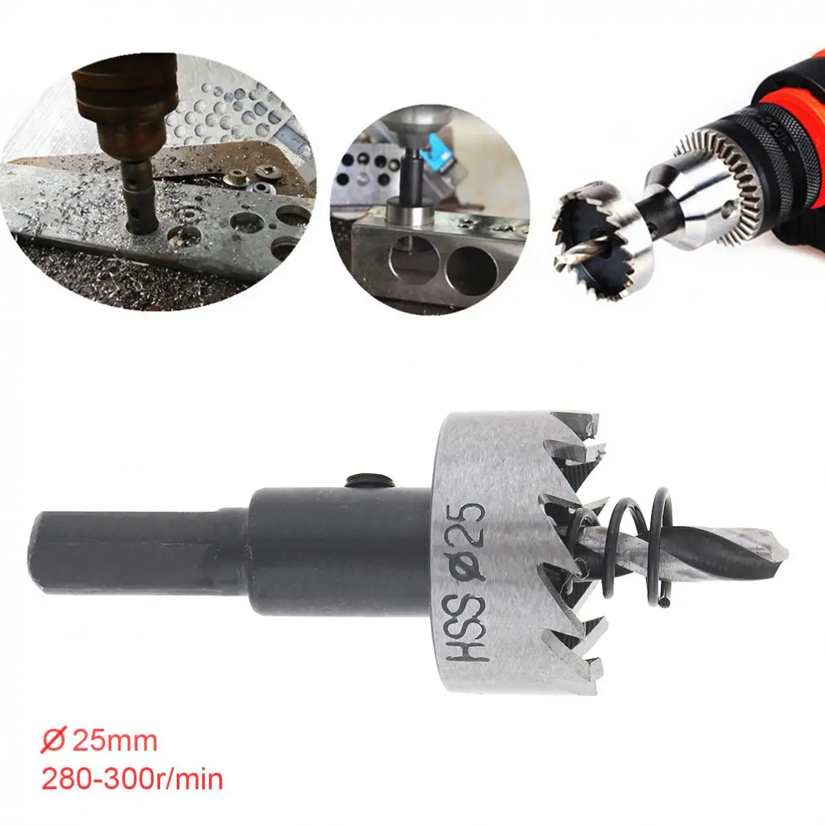 25 мм HSS Сверло отверстие пилы из нержавеющей стали металлический сплав