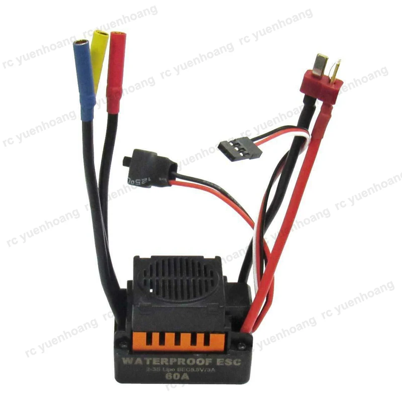 

1 . 2-3S Lipo 60A ESC 4 T- RC DIY