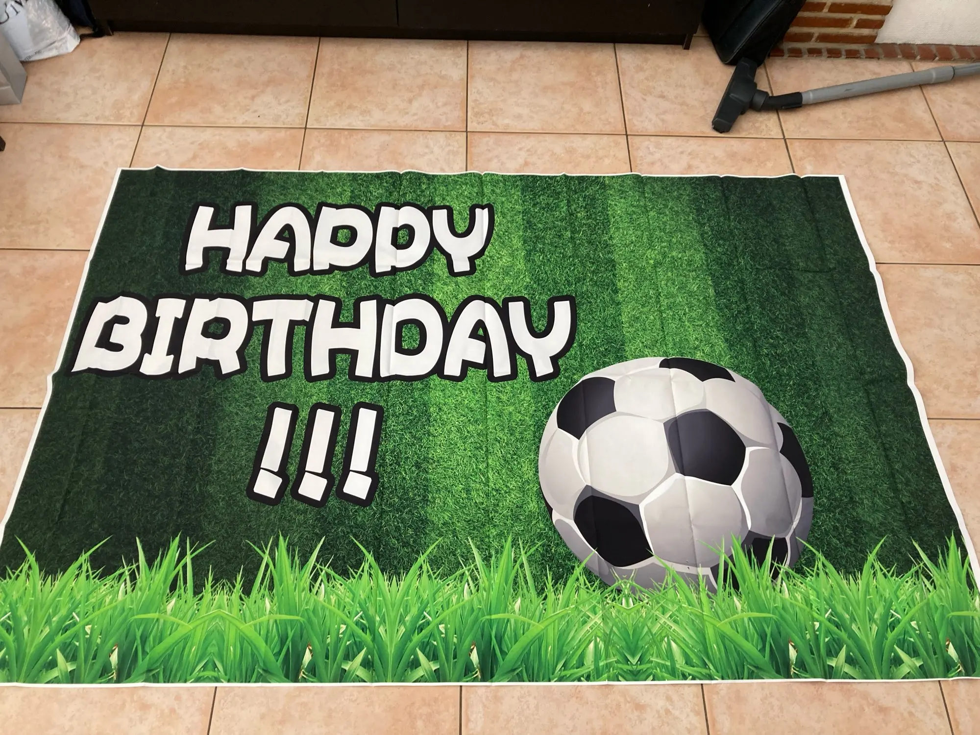 Виниловый фон для фотосъемки с изображением Кубка чемпиона футбольного поля