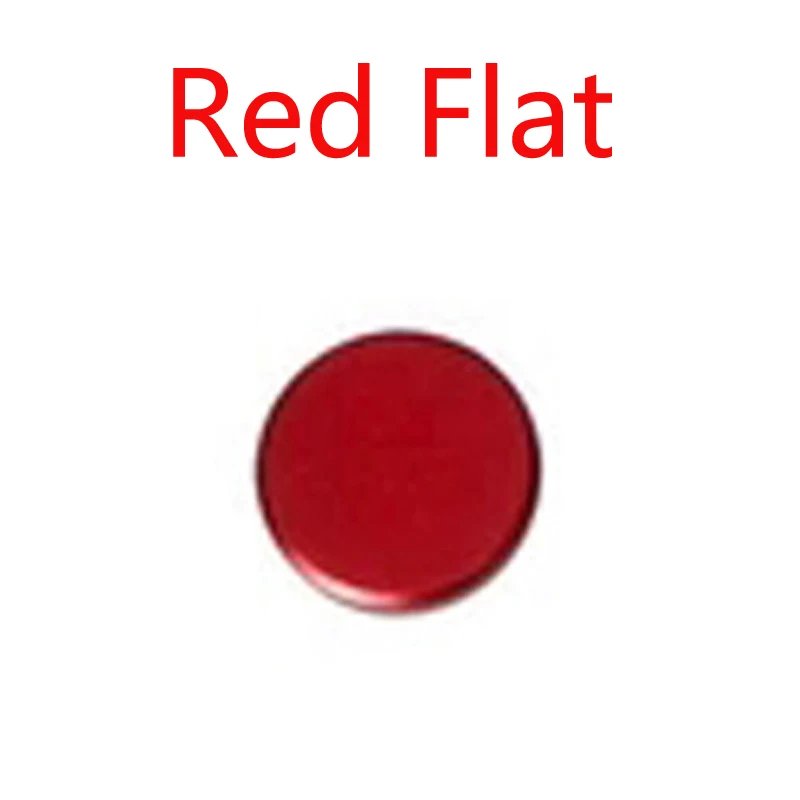 Red Flat Кнопка спуска затвора для камеры, черный, красный, серебристый, плоский выпукло-вогнутый для Canon Nikon Leica для roleiflex Hasselblad Fuji - Цвет: Red Flat