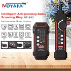 NOYAFA NF-802 Многофункциональный кабельный тестер и трекер RJ11 RJ45 Cat5 Cat6 LAN Ethernet для обнаружения телефонных проводов тест Poe