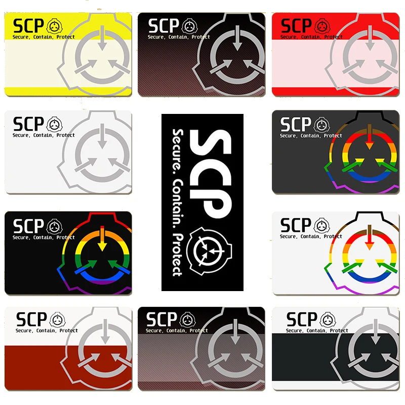 SCP secret тональный крем наклейки карт специальный логотип Косплэй доступа Класс EE