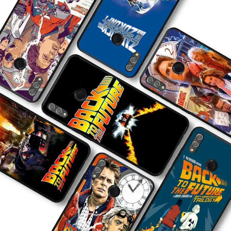 

Back to the future Phone Case For Huawei honor 10Lite 10i 20 8x 10 Funda for Honor 9lite 9xpro Back Coque