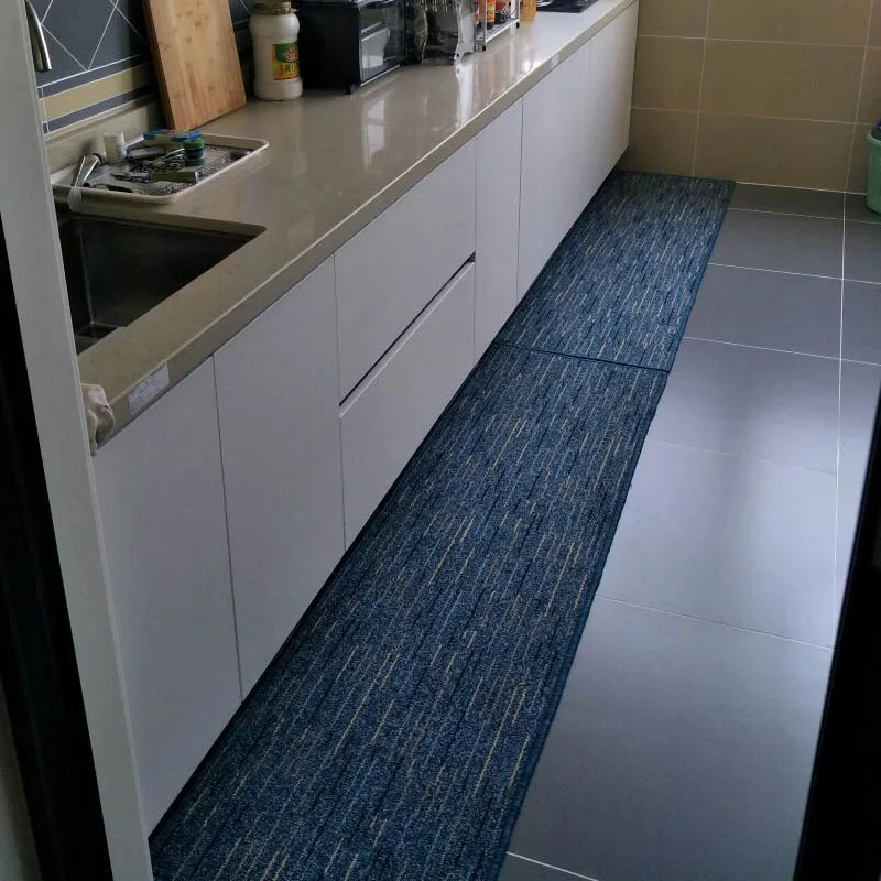 1pcs Thicken Kitchen Carpet Anti Slip Sofa Living Room and Rugs Long Oil Proof Mat Washable Entrance Doormat | Дом и сад