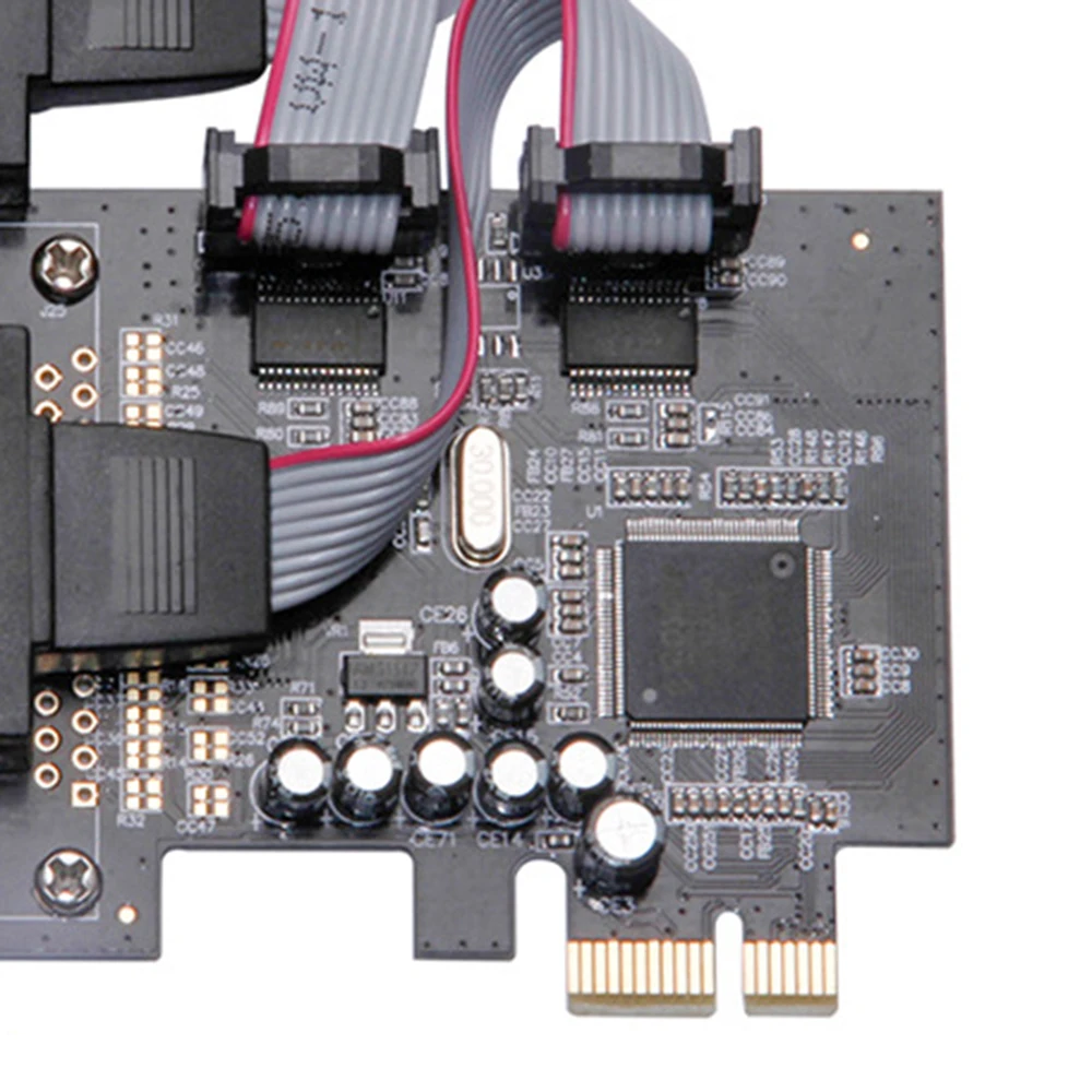 Pcie до двух последовательных Порты RS232 Интерфейс промышленный Управление