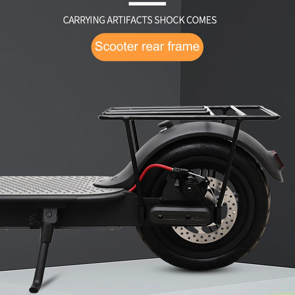

Scooter Luggage Carrier Rear Rack Universal Manned Tail Carrier for M365 Pro DIY Accessory