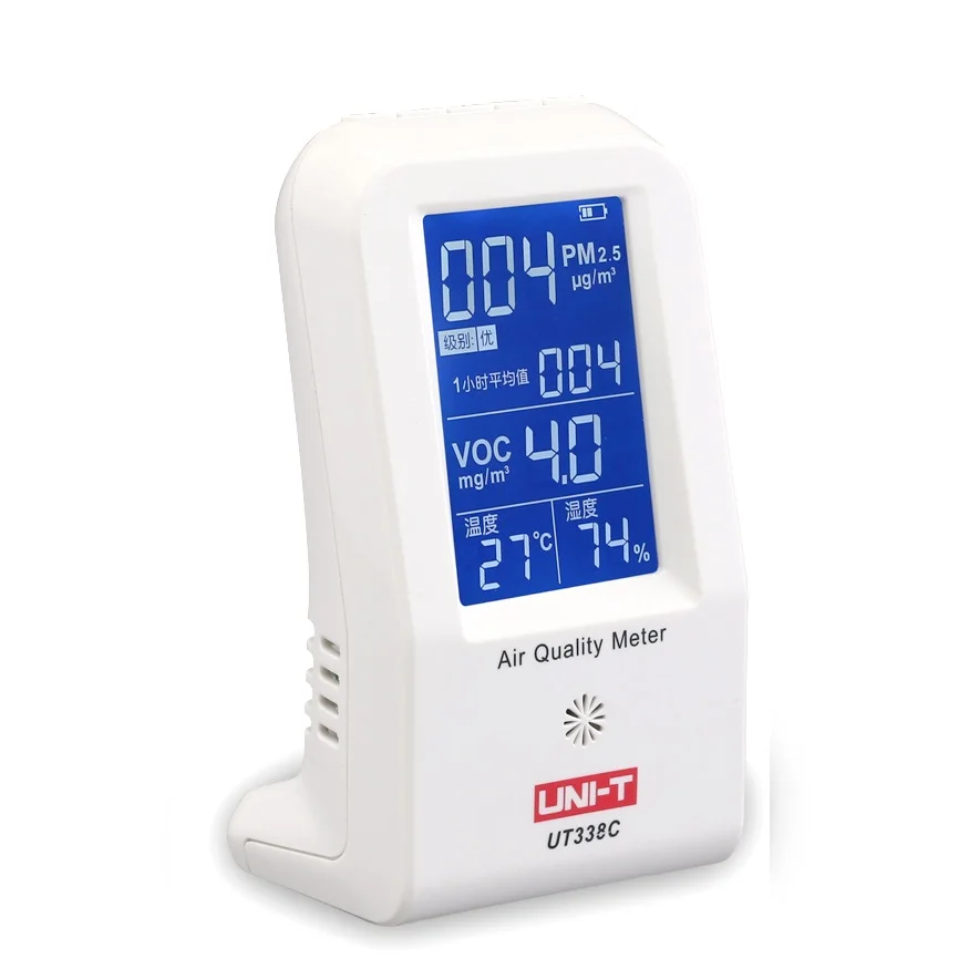 UNI-T UT338C 7 в 1 детектор формальдегида VOC PM2.5 тестер контроля качества воздуха