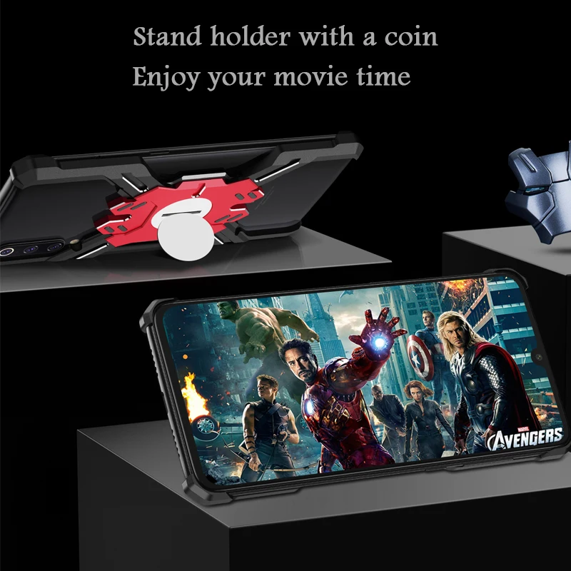 Герой Marvel элементы Алюминиевый металлический бампер чехол для Xiaomi mi 9 mi 9 тонкий жесткий защитный бампер для телефона Xiaomi mi 9