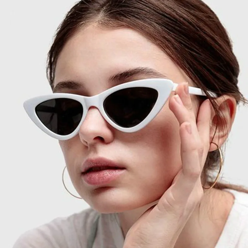 Сексуальные женские солнцезащитные очки кошачий глаз 2020 брендовые дизайнерские