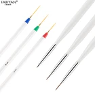 6 шт.компл. кисть для нейл-арта, лента для рисования, подводки, подводки для рисования, ручка, гель, УФ-инструмент для маникюра, резьба, акриловый инструмент для раскрашивания цветов