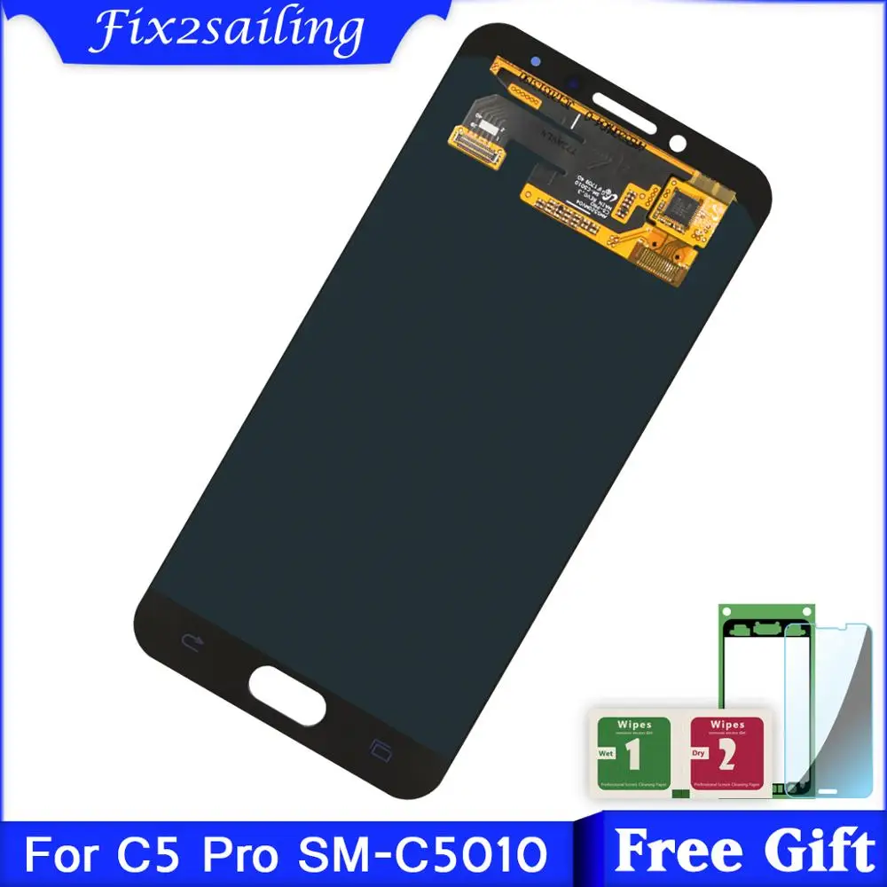 ЖК дисплей 5 2 ''для SAMSUNG GALAXY c5 pro c5010 сенсорный экран с дигитайзером в сборе
