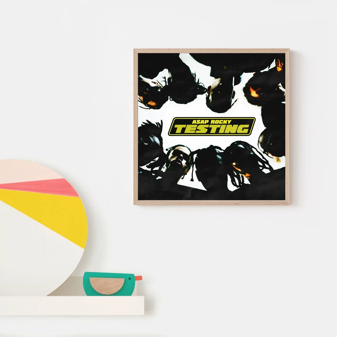 Asap Rocky Testing музыкальный альбом плакат рэп-звезда поп-рок певец домашняя настенная