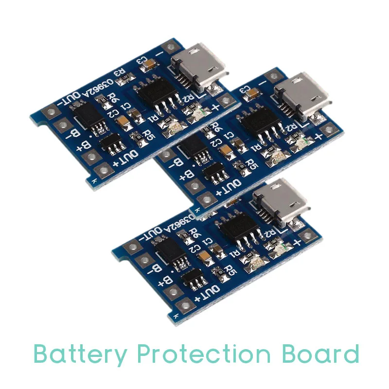 Cewaal Mini 5V 1A Micro USB портативная Защитная плата для зарядки литий ионных
