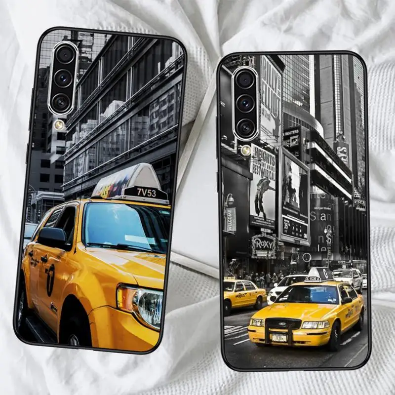 

New York City Times Square Taxi Phone Case For Samsung Galaxy A 3 6 7 8 10 21 01 11 31 91 10S 20S 30S 50S PLUS