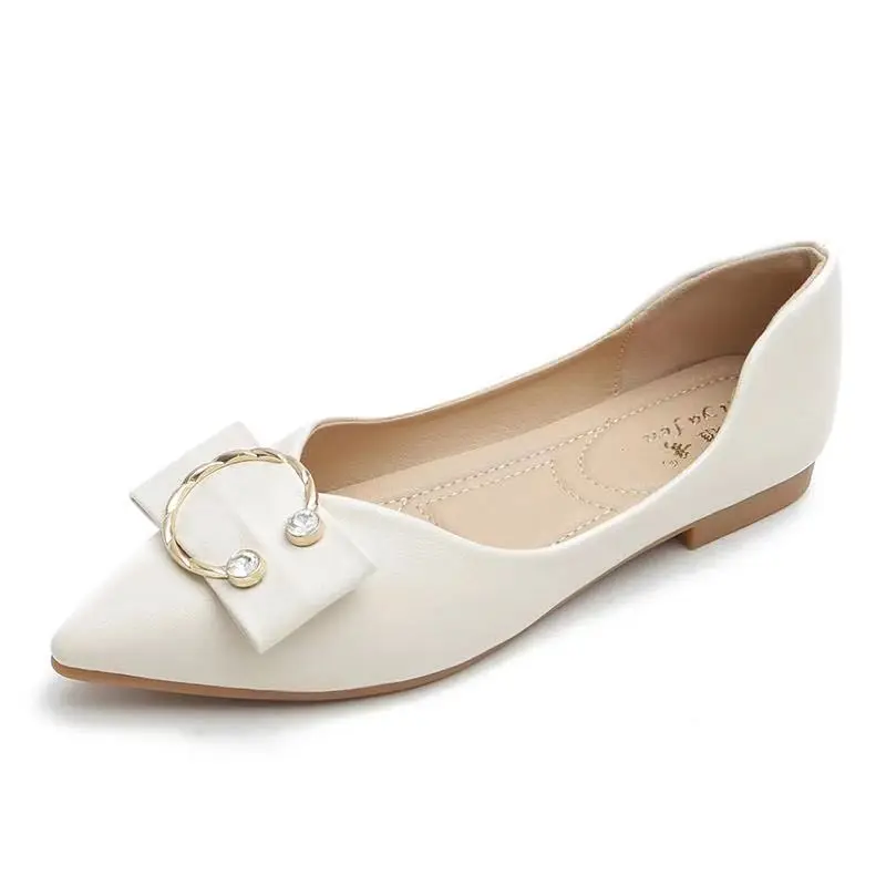 

2021 spring and summer fashion and popular ladies all-match small fragrance low-heeled shoes 1747