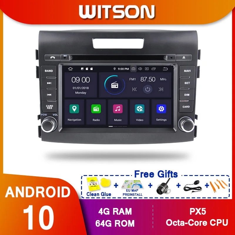 WITSON! Android 10 0 Восьмиядерный (Восьмиядерный) PX5 автомобильный DVD-плеер для HONDA CRV 2012-2014