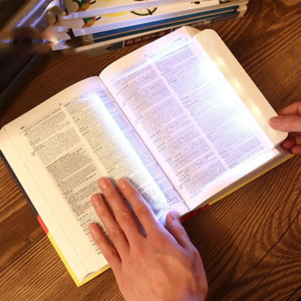 Светодиодный светильник книга лампа для чтения Закладка панель портативный