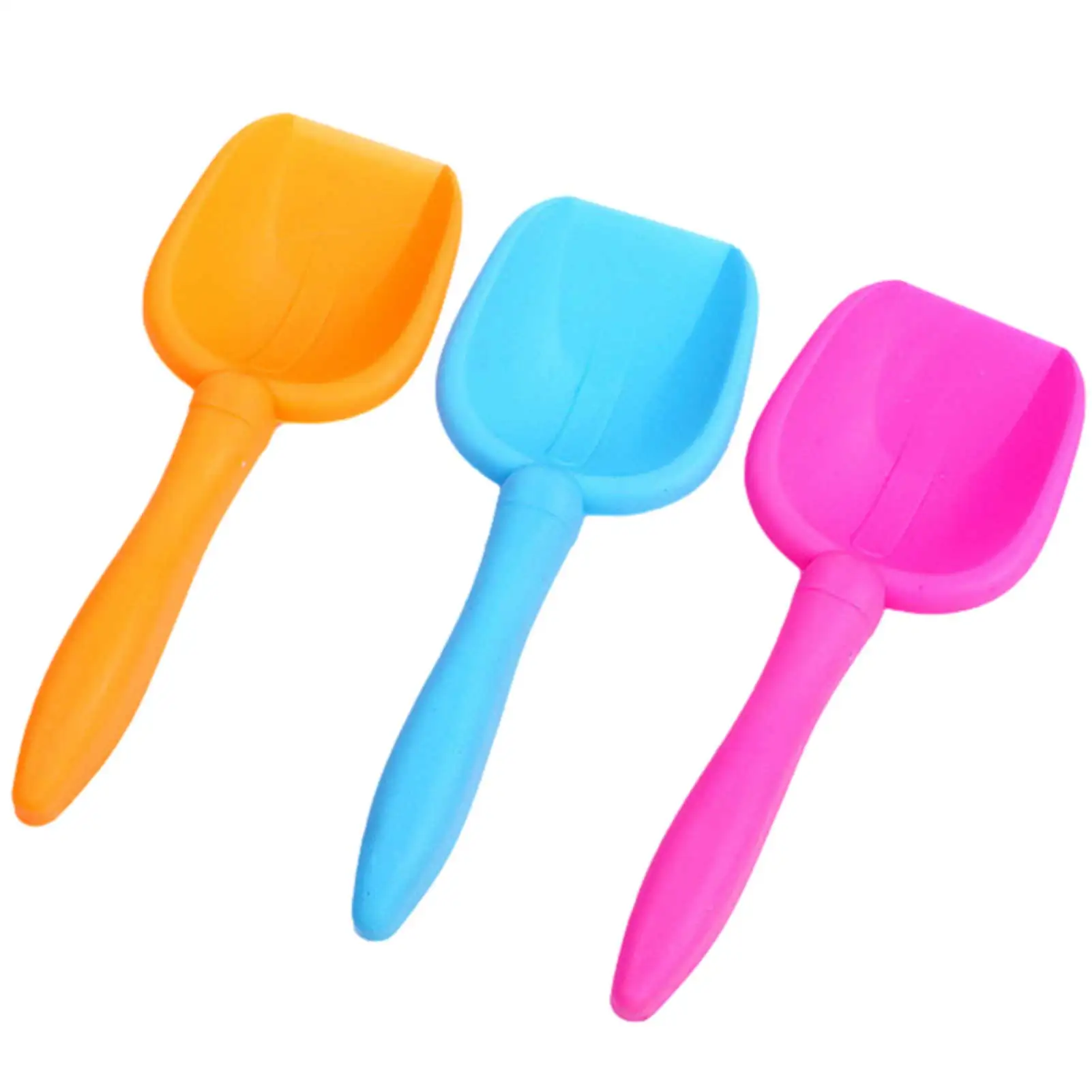 

17cm Small Beach Shovel Toy Plastic Candy-Colored Children's Sand Digging Shovel Toy Beach Toys for Sand Shovel Fun Gifts