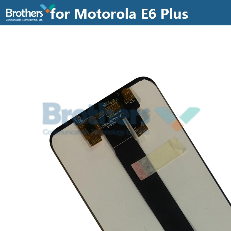 for motorola moto e6 plus e6plus paga0004 paga0033 lcd display touch screen digitizer lcd assembly lcd screen phone parts test free global shipping