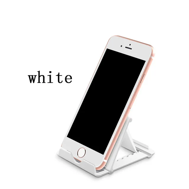 Вращающийся планшет гибкий держатель для телефона для iphone универсальный сотовый Настольный стенд для телефона Подставка для планшета мобильный стол поддержки - Цвет: white