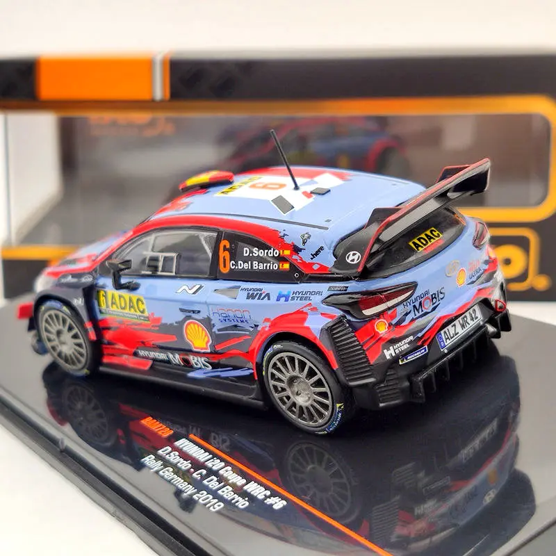 IXO 1:43 для H ~ DAI i20 Coupe WRC #6 D.Sordo - C.Del Rallye Германия 2019 RAM728 литье под давлением модель