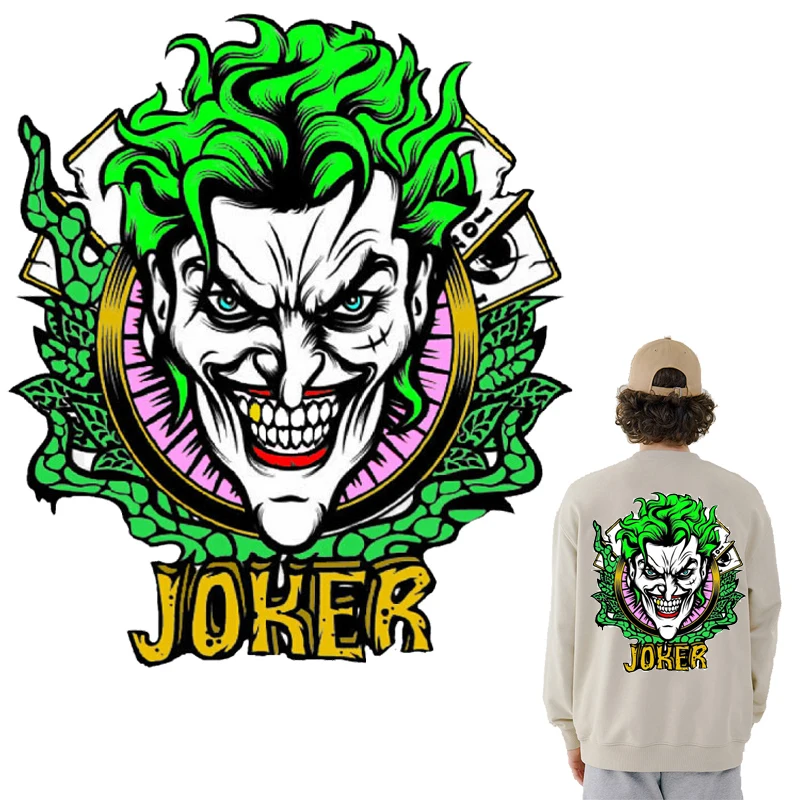 Термоклейкие виниловые наклейки Джокер термоклейкие на одежду сделай сам