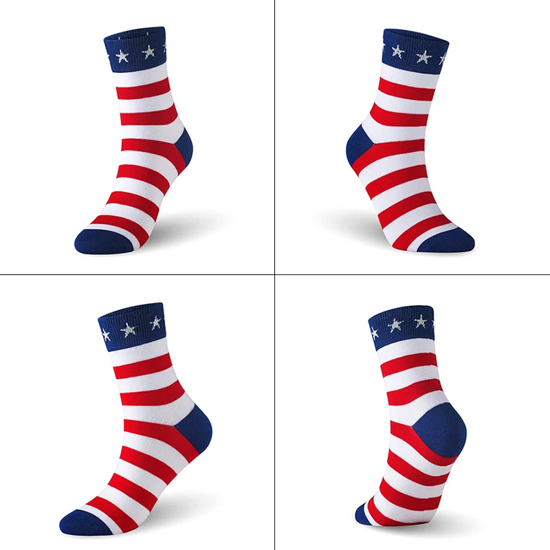 Cotton men socks fashion contrast man large size brand (EU 39-46) (US 7.0-12.0) VKMONY | Мужская одежда