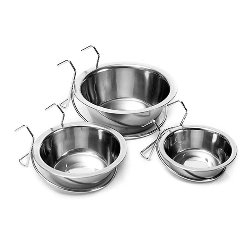 

600ml Pet Hanging Bowl Feeding Dog Cat Feed and Bowls Storage Water Cup Can Hold 38 Pounds of Food Cat Supplies Accessories