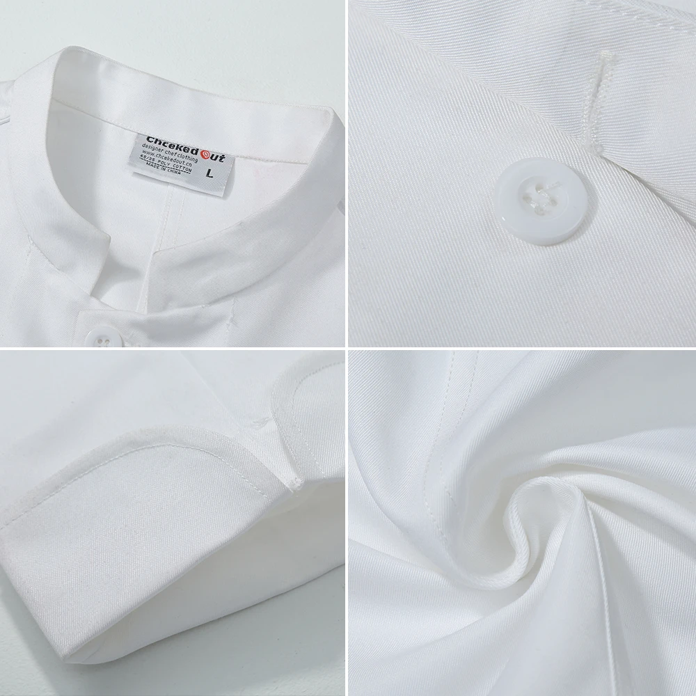 2020 с длинным рукавом шеф повара куртки для мужчин и женщин кухня ресторан пальто