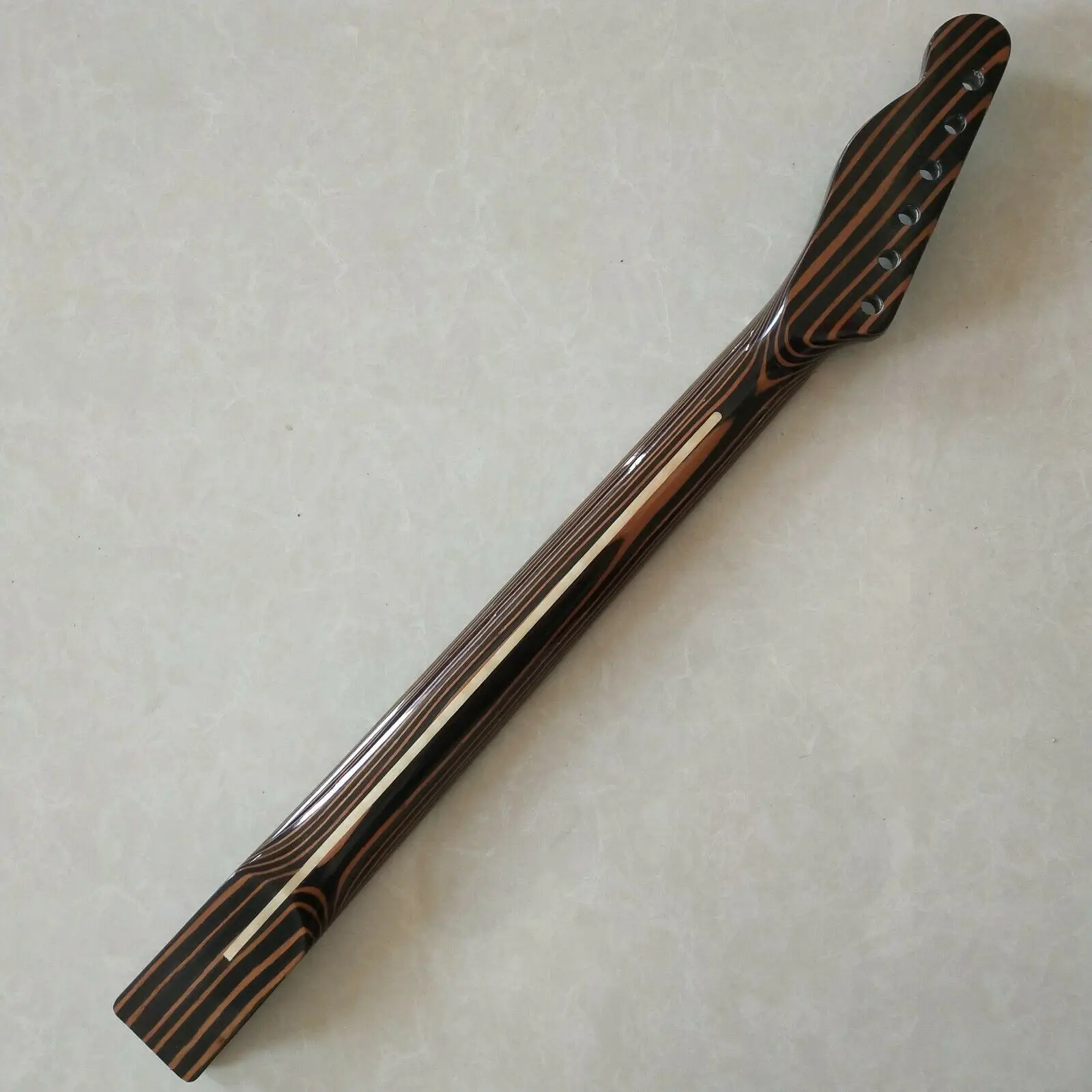 22 Лады Зебра деревянная Электрогитара шеи Для TL стиль блеск|Детали и аксессуары