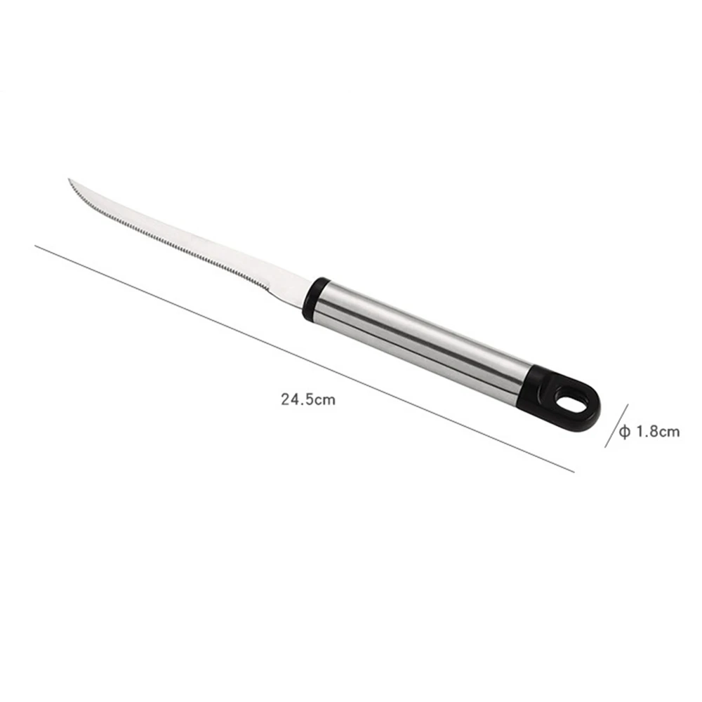 Нержавеющая сталь нож грейпфрут ложки с длинной ручкой легко открыть для