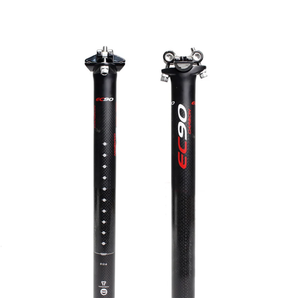 

EC90 Lightweight Carbon Fiber MTB Road Bike Cycling High Strength Alloy Seatpost 27.2/30.8/31.6*350/400mm