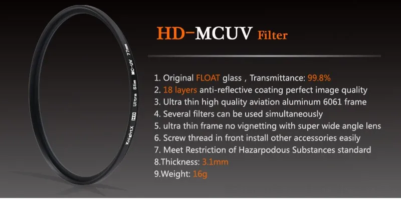 KnightX FLD UV CPL ND Star фильтр объектива камеры для canon sony nikon набор 60d d3300 400d 2000d dslr цветные аксессуары светильник d70