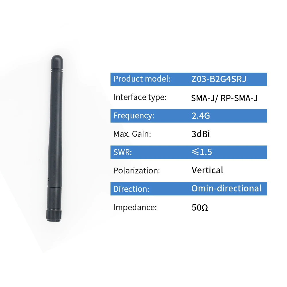 

TX2400-JK-11 2 Wifi 2,4 SMA-J 3dBi wifi