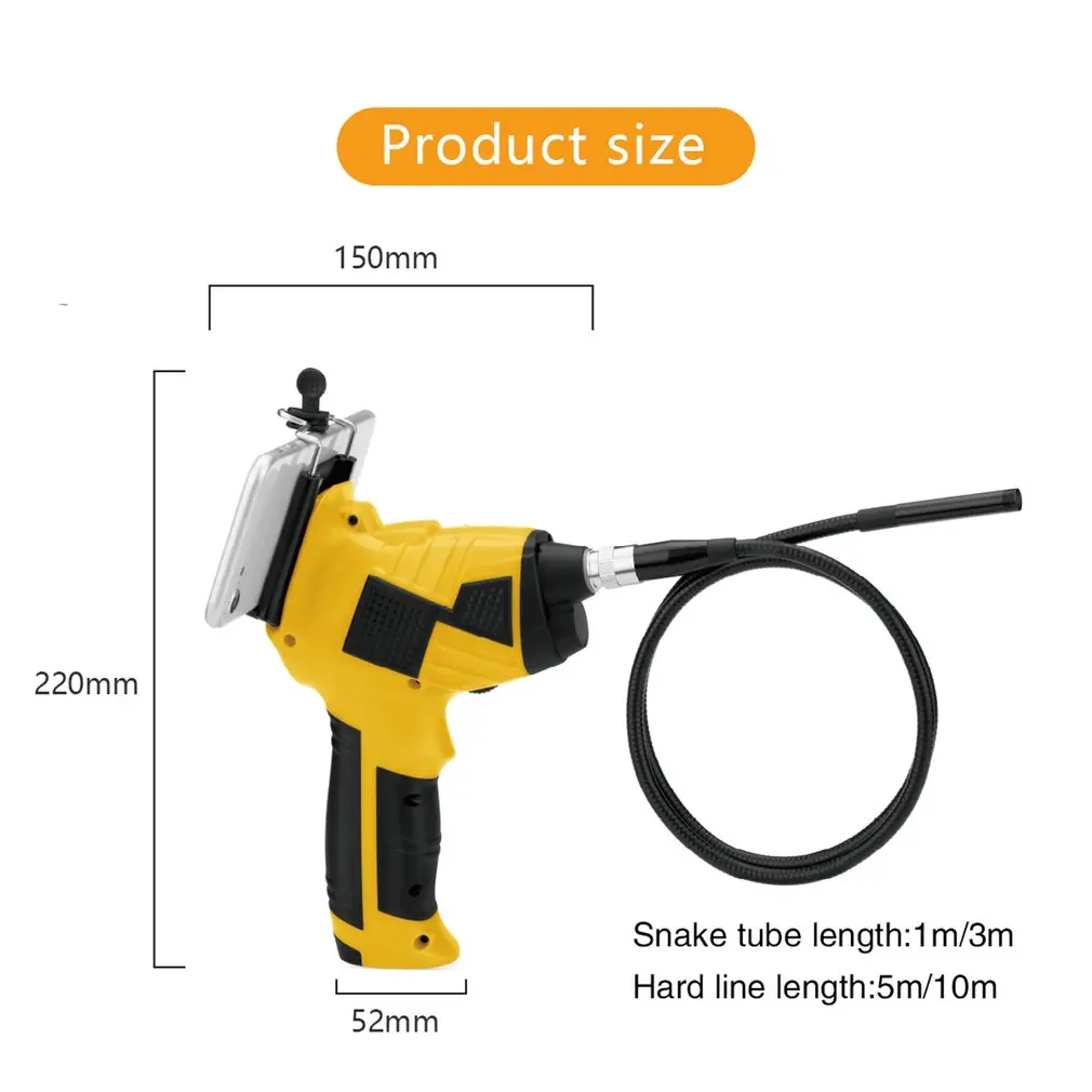 

113 Display Screen Handheld Endoscope Industrial Home Endoscopes used for automobile inspection pipeline inspection