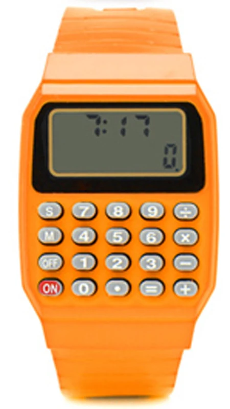 Детские часы модные креативные СВЕТОДИОДНЫЕ цифровые силиконовые электронные с