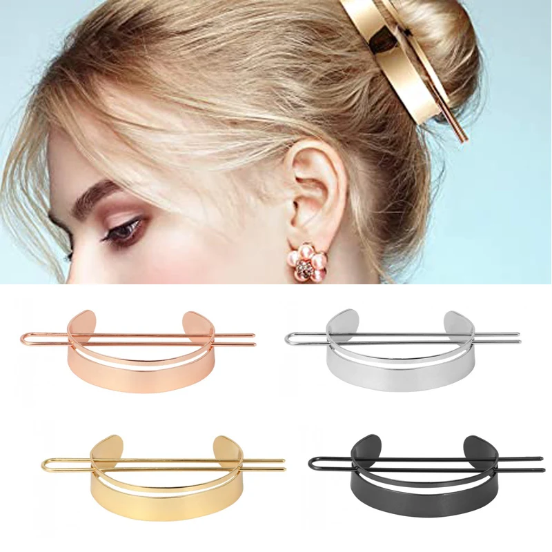 

Trendy Alloy U Shaped Top Hairpin Set Bun Cage Hair Stick Bun Holder Cage Girl Hair Accessories Femme Hair Jewelry Ornaments