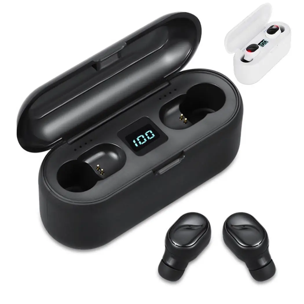 Цифровой Беспроводной наушники Водонепроницаемый вкладыши стерео USB в 15 раз 5