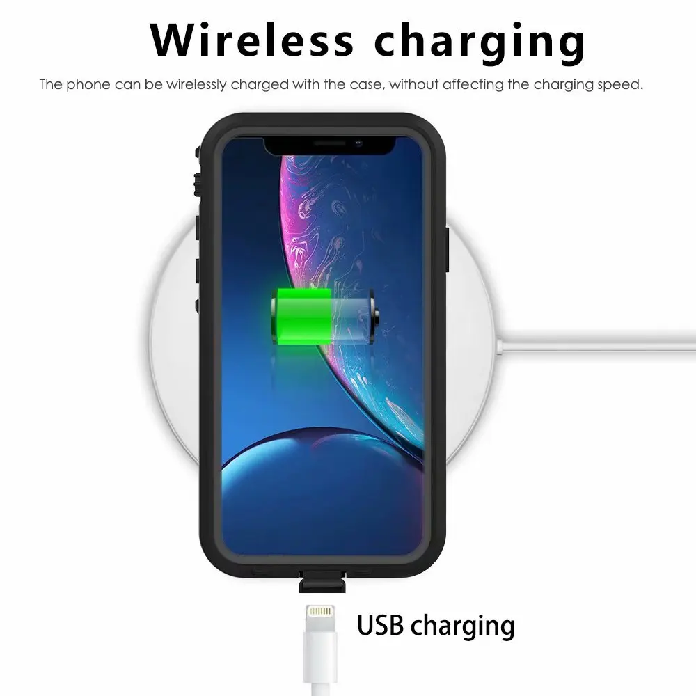 Водонепроницаемый чехол для iphone 11 PRO Max XR XS MAX подводный 3 м противоударный с полной
