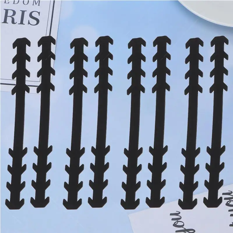 

8PCS Mask Extension Strap Soft Mask Adjusting Buckle Ear Protective Mask Hook Ear Hanging Mask Buckle for Women Men Use (Black)