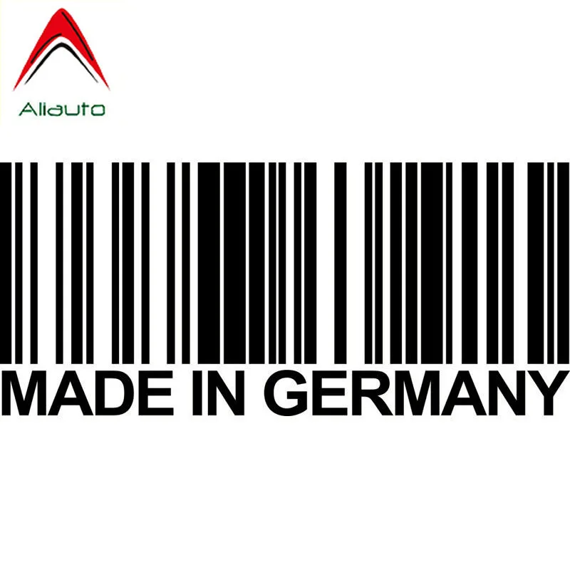 Автомобильная наклейка Aliauto сделана в Германии штрих-код модные виниловые