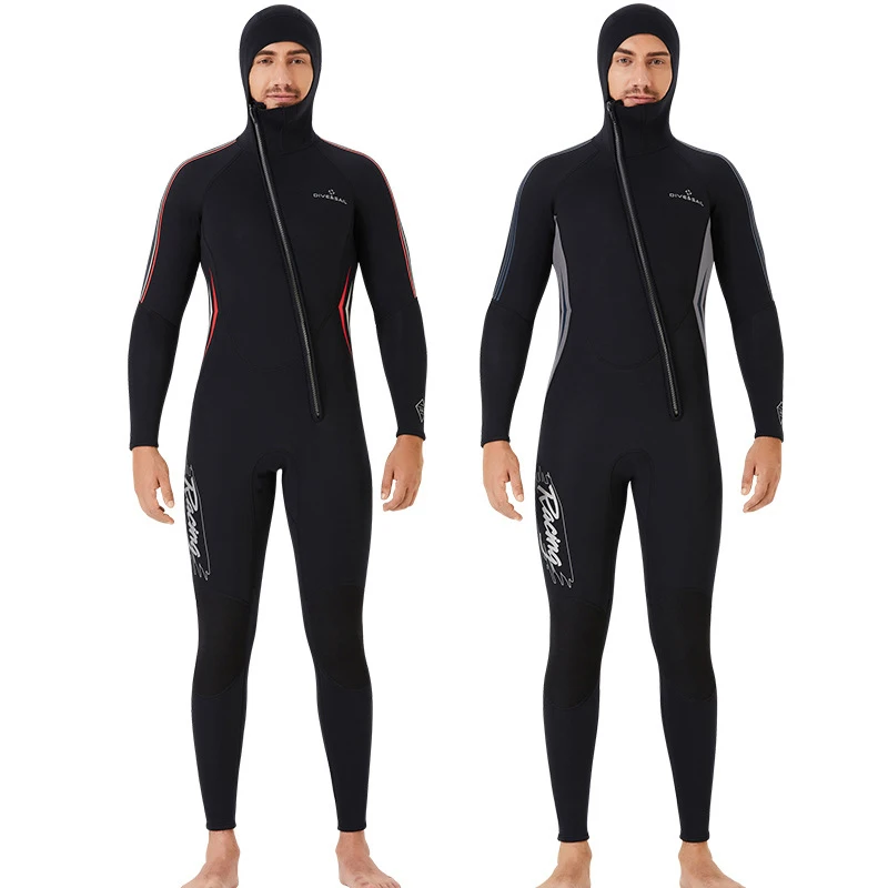 

3MM Wetsuit Scuba Diving Suit Men Neoprene Underwater hunting Surfing Front Zipper Spearfishing New Arrival 2021