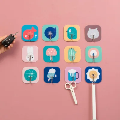 10 шт./лот прозрачная настенная вешалка водонепроницаемая маслостойкая для кухни