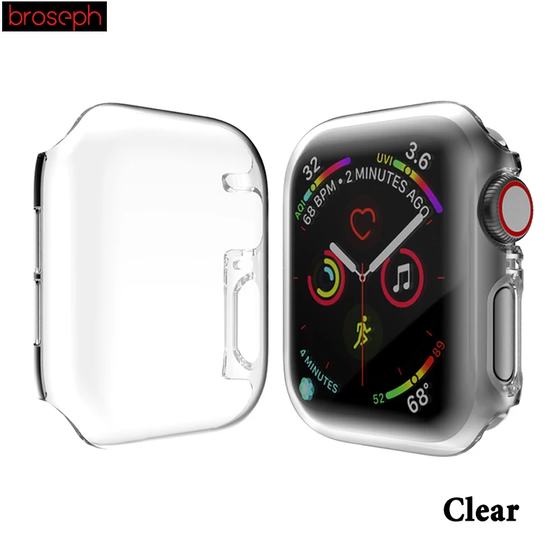 Чехол для экрана для Apple Watch Band Series 4 iWatch Band 44 мм 40 мм покрытие полное покрытие корпус бампер часы аксессуары