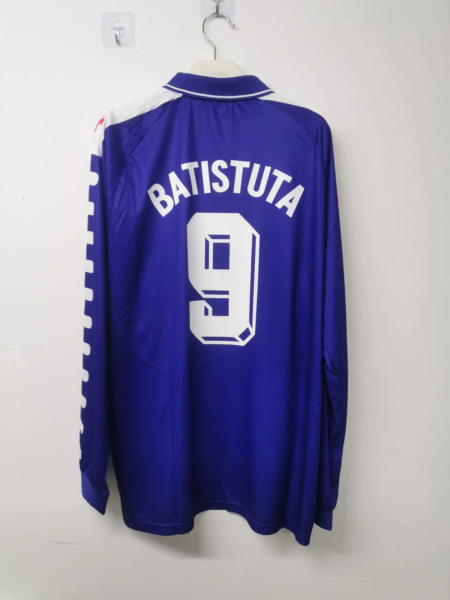 1998 1999 ретро трикотажные изделия 9 BATISTUTA 10 RUI COSTA 98 99 рубашка с длинным рукавом 2000