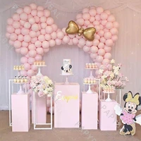 disney minnie mouse arch garland kits pink latex balloons set for birthday wedding baby shower anniversary diy globos kids gift