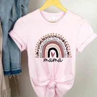 mama rainbow shirt personalized gift for mum womens tshirt mama shirt gift for her birthday gifts spring shirt add custom